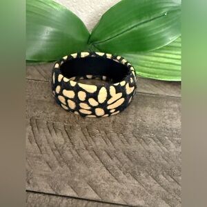 Leopard Print Bangle Bracelet